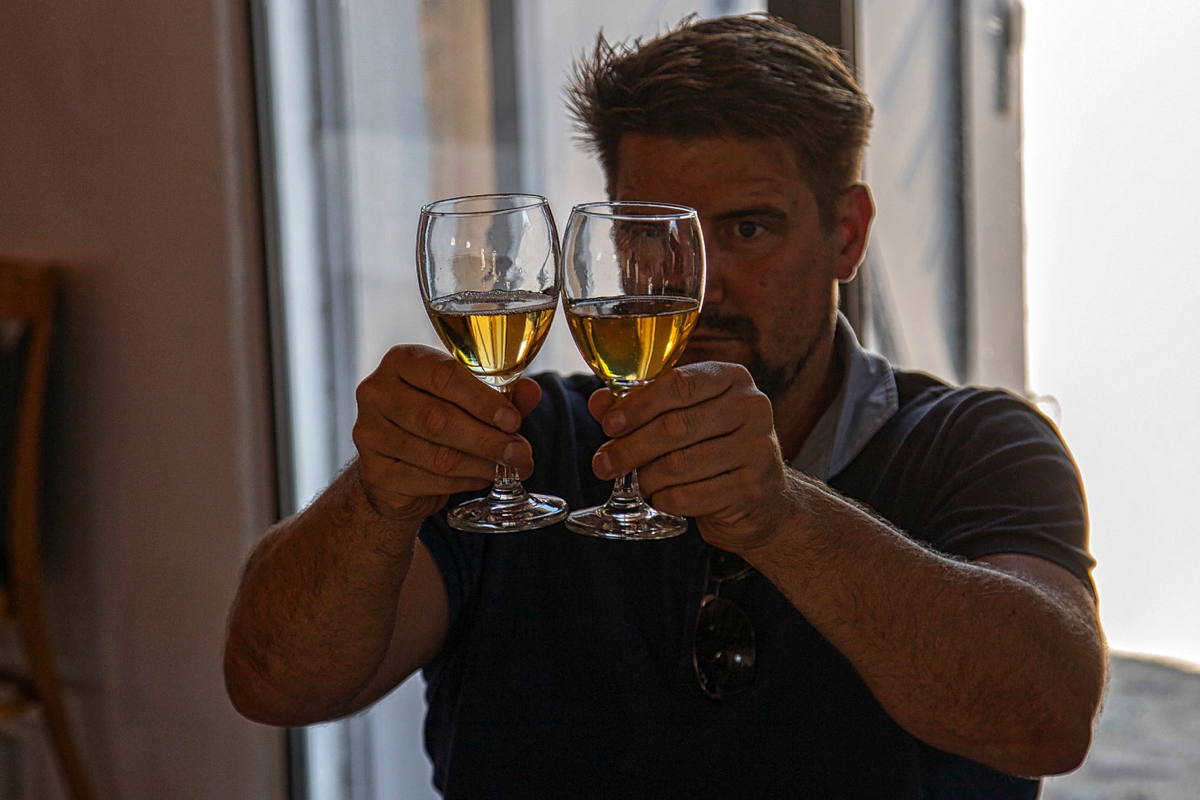 Vinsmagning ved Dansk Vinskue 2018. Foto Kurt Christiansen.